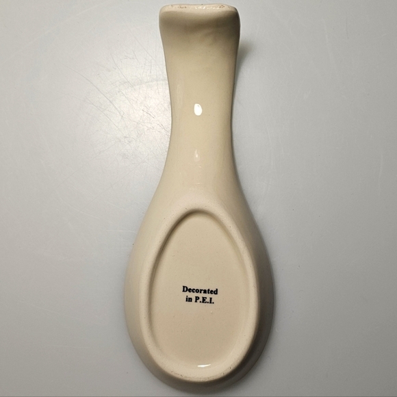 Vintage Ceramic Prince Edward Island Tartan Souvenir Spoon Rest - Picture 5 of 14